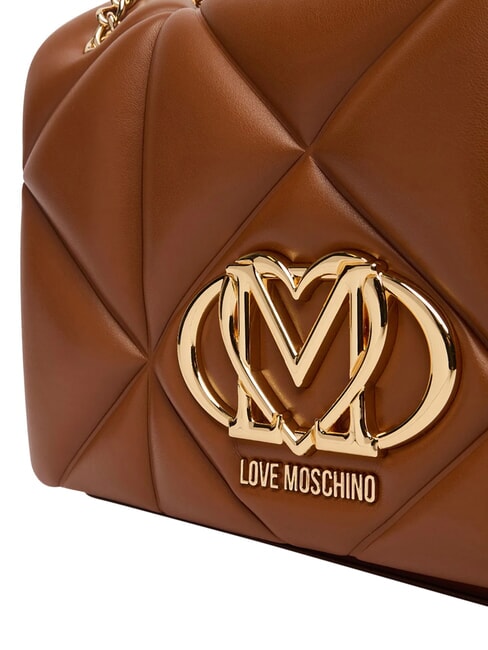 EMBOSSED Schultertasche / Umh&auml;ngetasche Kastanie - Damentaschen