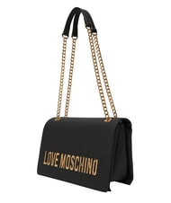 LOVE MOSCHINO BOLD LOVE Schultertasche mit Kette Schwarz - Damentaschen - 3