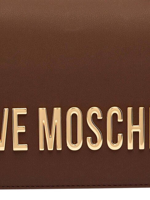 BOLD LOVE Schultertasche mit Kette Kastanie - Damentaschen