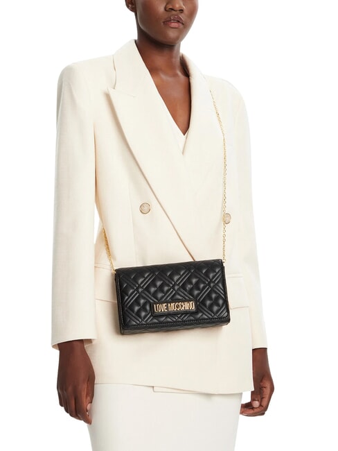 SMART DAILY Clutch mit Kette Schwarz - Damentaschen