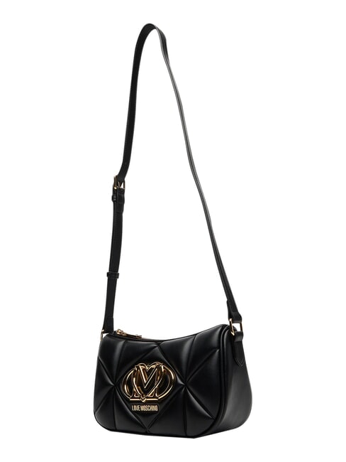 EMBOSSED Schultertasche, doppelt tragbar Schwarz - Damentaschen