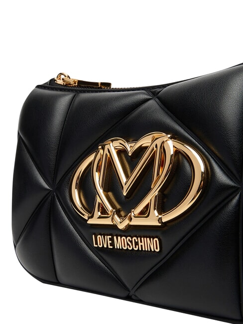 EMBOSSED Schultertasche, doppelt tragbar Schwarz - Damentaschen