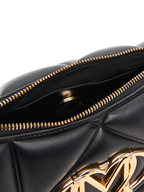 EMBOSSED Schultertasche, doppelt tragbar Schwarz - Damentaschen