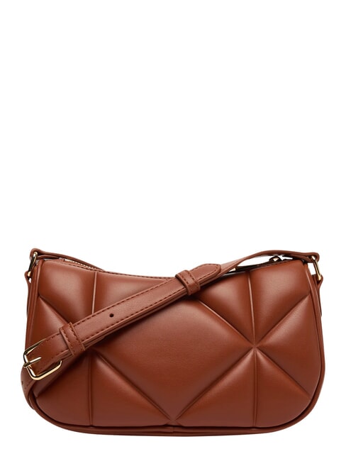 EMBOSSED Schultertasche, doppelt tragbar Kastanie - Damentaschen