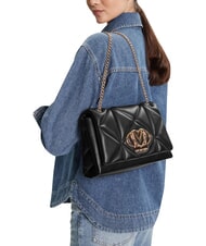 LOVE MOSCHINO EMBOSSED Schultertasche / Umh&auml;ngetasche Schwarz - Damentaschen - 2