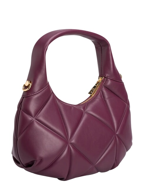 EMBOSSED Handtasche mit Schulterriemen Wein - Damentaschen