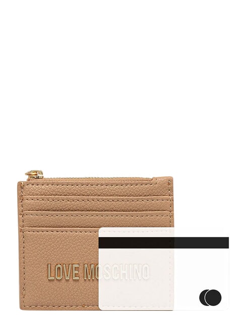 SIGNATURE Kartenetui mit M&uuml;nzfach Beige - Brieftaschen Damen
