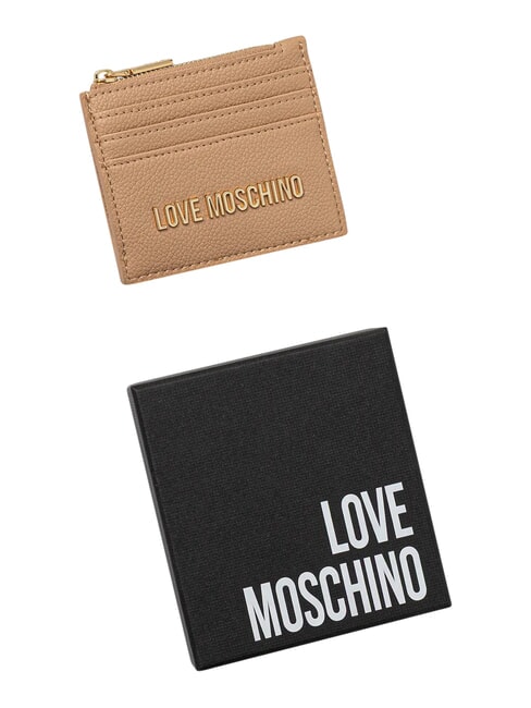 SIGNATURE Kartenetui mit M&uuml;nzfach Beige - Brieftaschen Damen