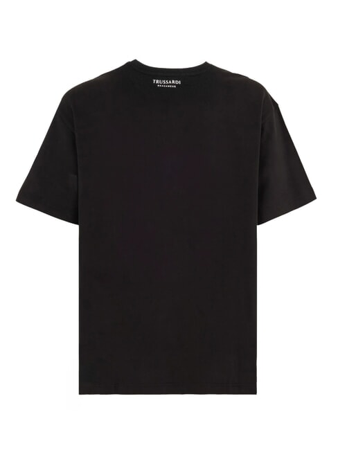 DIGITAL LEVRIERO Kurz&auml;rmeliges Baumwoll-T-Shirt Schwarz - Herren-T-Shirts
