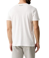 TRUSSARDI BASIC Kurz&auml;rmeliges Baumwoll-T-Shirt Wei&szlig; - Herren-T-Shirts - 2