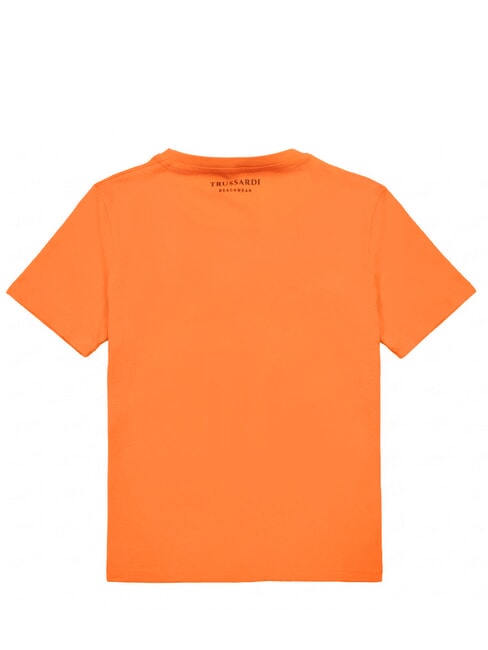 DIGITAL LEVRIERO Kurz&auml;rmeliges Baumwoll-T-Shirt orange - Herren-T-Shirts