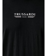 TRUSSARDI BASIC Kurz&auml;rmeliges Baumwoll-T-Shirt Schwarz - Herren-T-Shirts - 5