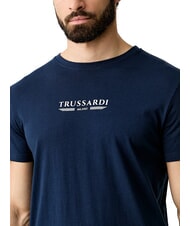 TRUSSARDI BASIC Kurz&auml;rmeliges Baumwoll-T-Shirt Marine - Herren-T-Shirts - 3