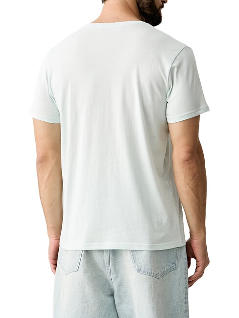 BASIC Kurz&auml;rmeliges Baumwoll-T-Shirt azurblau - Herren-T-Shirts
