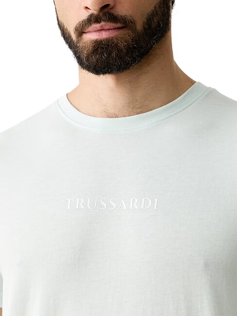 BASIC Kurz&auml;rmeliges Baumwoll-T-Shirt azurblau - Herren-T-Shirts