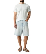 TRUSSARDI BASIC Kurz&auml;rmeliges Baumwoll-T-Shirt azurblau - Herren-T-Shirts - 4