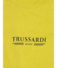 TRUSSARDI BASIC Kurz&auml;rmeliges Baumwoll-T-Shirt Gr&uuml;n - Herren-T-Shirts - 2