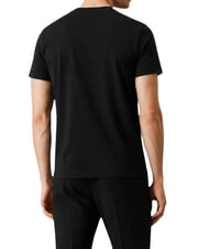 TRUSSARDI DIGITAL LEVRIERO Kurz&auml;rmeliges Baumwoll-T-Shirt Schwarz - Herren-T-Shirts - 2