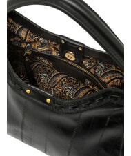 GIANNI CHIARINI AURORA Handtasche mit Schulterriemen aus Leder Schwarz - Damentaschen - 4