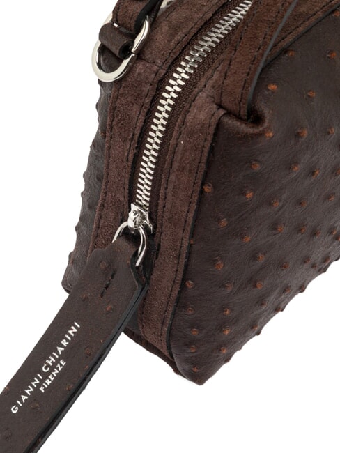 ALIFA Mini-Handtasche mit Schulterriemen aus Leder ausgedr&uuml;ckt - Damentaschen