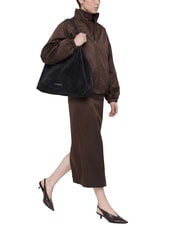 GIANNI CHIARINI DUA Schultertasche, Leder Nacht - Damentaschen - 2