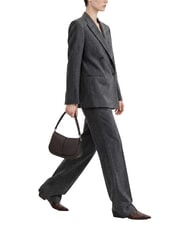 GIANNI CHIARINI HELENA ROUND Schultertasche mit Schulterriemen, aus Leder - Damentaschen