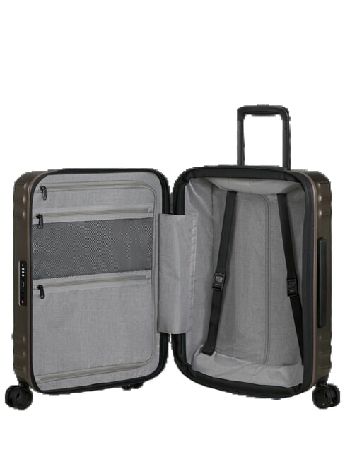 LIN'AIR Erweiterbarer Handgep&auml;cktrolley mattes Bronze - Handgep&auml;ck