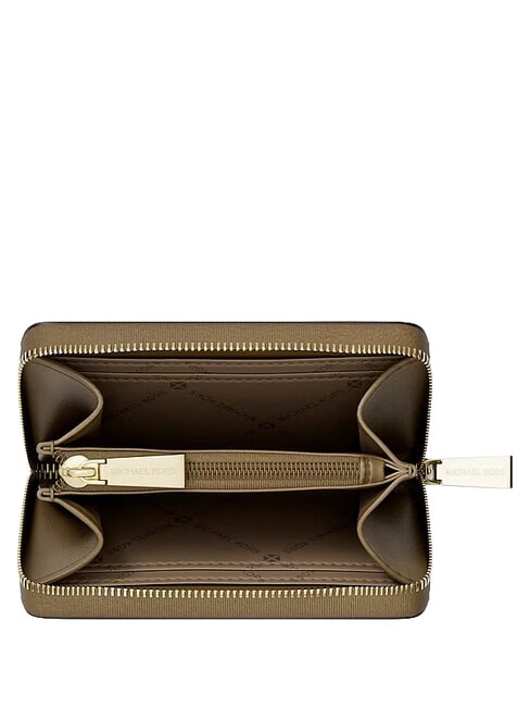 JET SET Lederkartenetui mit M&uuml;nzfach Loden - Brieftaschen Damen