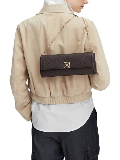 EMBLEM HW Clutch, Schultertasche k&ouml;stliches/antikes Silber - Damentaschen