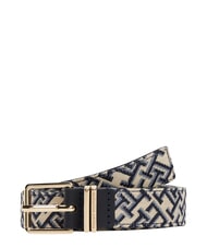 TOMMY HILFIGER TH SQUARE G&uuml;rtel Raum blau - G&uuml;rtel - 3