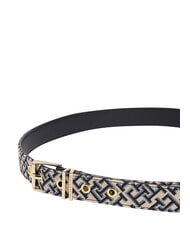 TOMMY HILFIGER TH SQUARE G&uuml;rtel Raum blau - G&uuml;rtel - 4