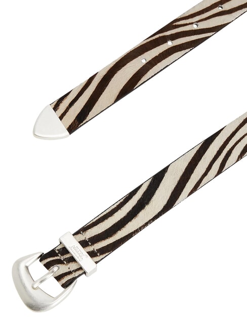 TJW ZEBRA Ponyfellg&uuml;rtel Zeitungspapier - G&uuml;rtel