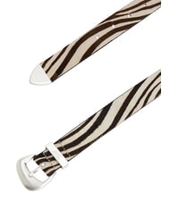 TOMMY HILFIGER TJW ZEBRA Ponyfellg&uuml;rtel Zeitungspapier - G&uuml;rtel - 3