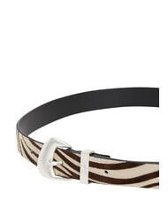 TOMMY HILFIGER TJW ZEBRA Ponyfellg&uuml;rtel Zeitungspapier - G&uuml;rtel - 4