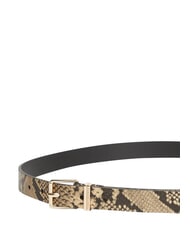 TOMMY HILFIGER TH SQUARE Lederg&uuml;rtel Schlange - G&uuml;rtel - 2