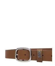 TOMMY HILFIGER TJW OVAL Lederg&uuml;rtel dunkles Hochlandkhaki - G&uuml;rtel - 2