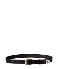 CALVIN KLEIN HW END TIP Lederg&uuml;rtel Schwarz / Antik-Hellgold - G&uuml;rtel - 2