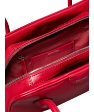 CALVIN KLEIN EMBOSSED LOGO BUSINE Umh&auml;ngetasche Bordeaux-Wein - Damentaschen - 4