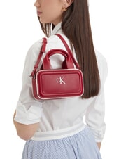 CALVIN KLEIN CONTRAST CK Mini-Handtasche mit Schulterriemen - Damentaschen