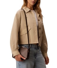 CALVIN KLEIN COATED EMBLEM Mini-Schultertasche - Damentaschen