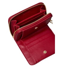 CALVIN KLEIN HARDWARE MONOGRAM Ledergeldb&ouml;rse Bordeaux-Wein - Brieftaschen Damen - 3