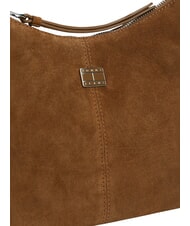 TOMMY HILFIGER TJW SLOUCHY Schultertasche aus Wildleder dunkles Hochlandkhaki - Damentaschen - 5