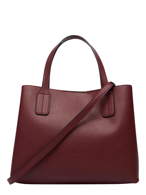 TH ICON Handtasche mit Schulterriemen Samtbraun - Damentaschen