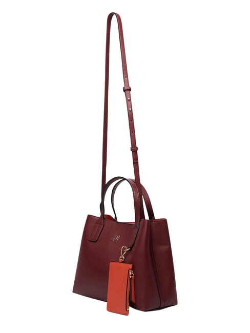 TH ICON Handtasche mit Schulterriemen Samtbraun - Damentaschen