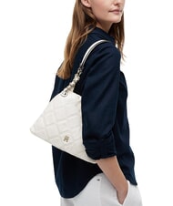 TOMMY HILFIGER TH FEMININE Gesteppte Schultertasche - Damentaschen