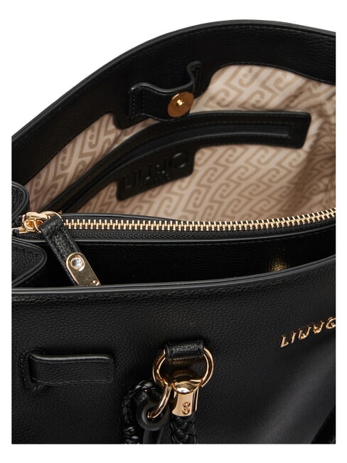 MANHATTAN Handtaschen-Shopper mit Schulterriemen SCHWARZ - Damentaschen