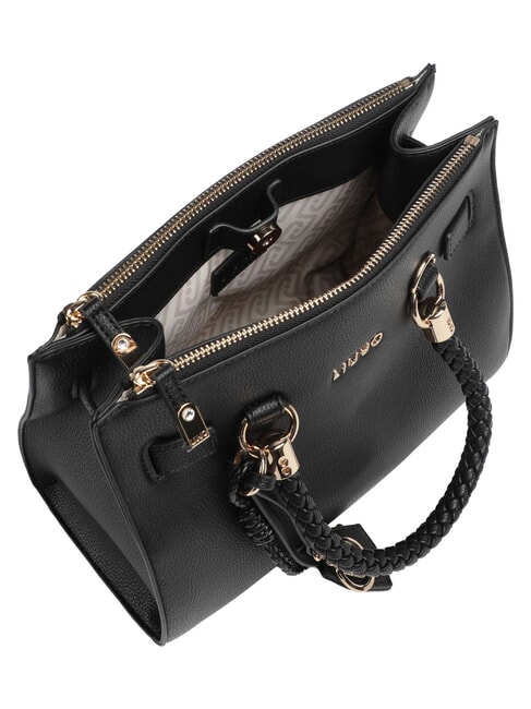 MANHATTAN Handtasche mit Schulterriemen SCHWARZ - Damentaschen