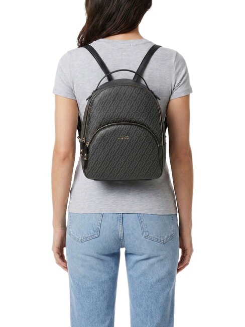 MANHATTAN Rucksack mit Vordertasche SCHWARZ - Damentaschen