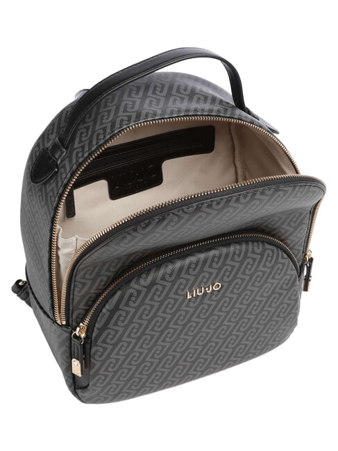 MANHATTAN Rucksack mit Vordertasche SCHWARZ - Damentaschen
