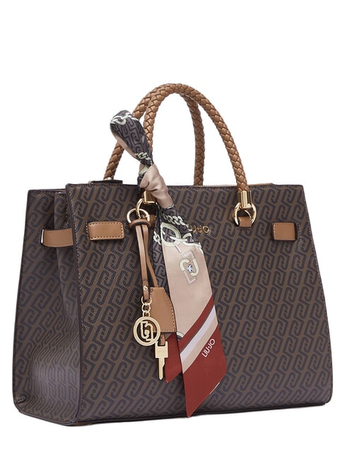 MANHATTAN Handtaschen-Shopper mit Schulterriemen Wildleder- - Damentaschen